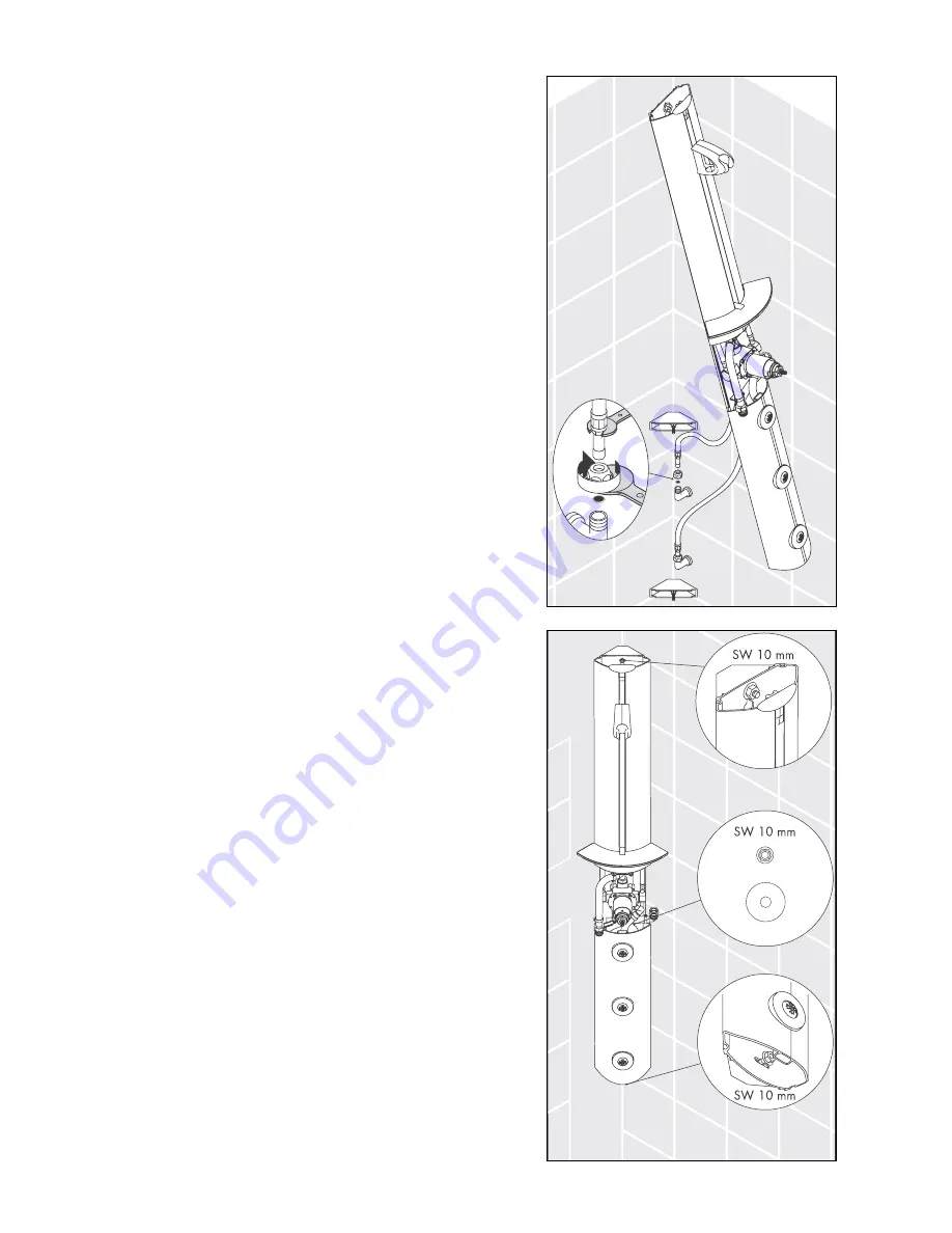 Hans Grohe Showerpanel Installation Instructions / Warranty Download Page 9