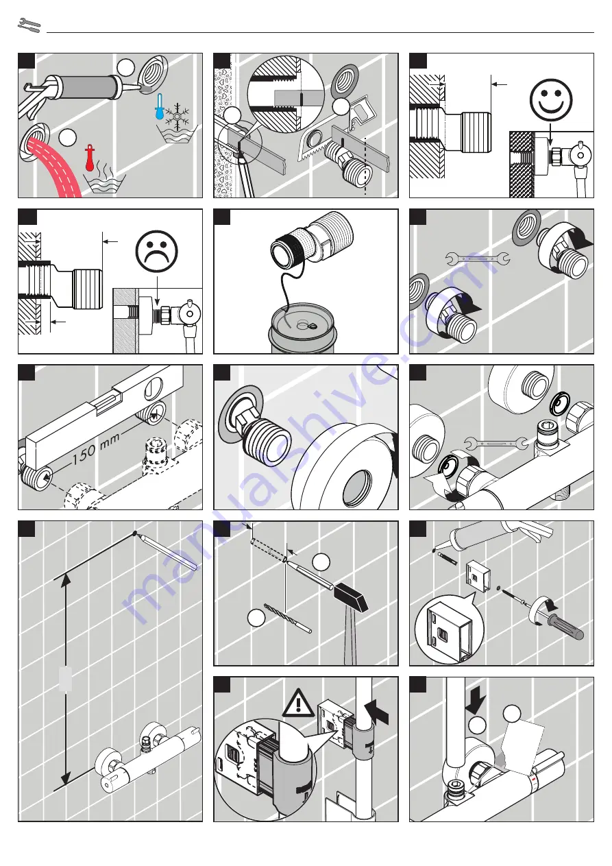 Hans Grohe Showerpipe 230 1jet 26986000 Instructions For Use/Assembly Instructions Download Page 32