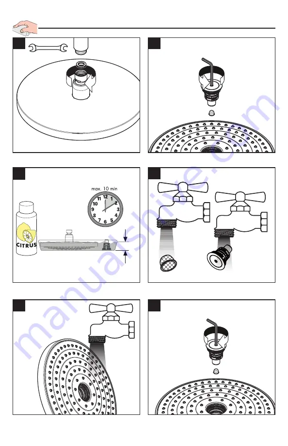 Hans Grohe Showerpipe 240 EcoSmart 26742003 Instructions For Use/Assembly Instructions Download Page 10