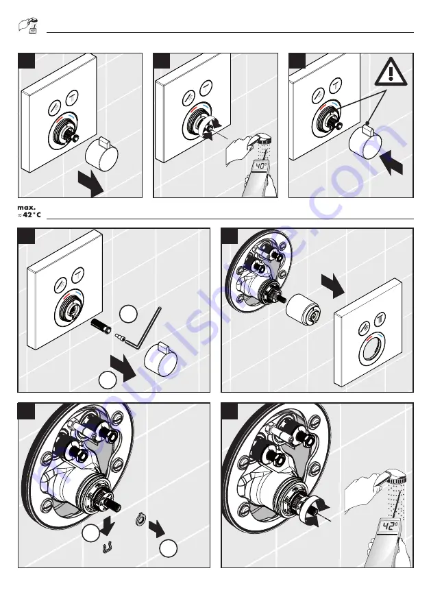 Hans Grohe ShowerSelect 15738 0 Series Instructions For Use/Assembly Instructions Download Page 68