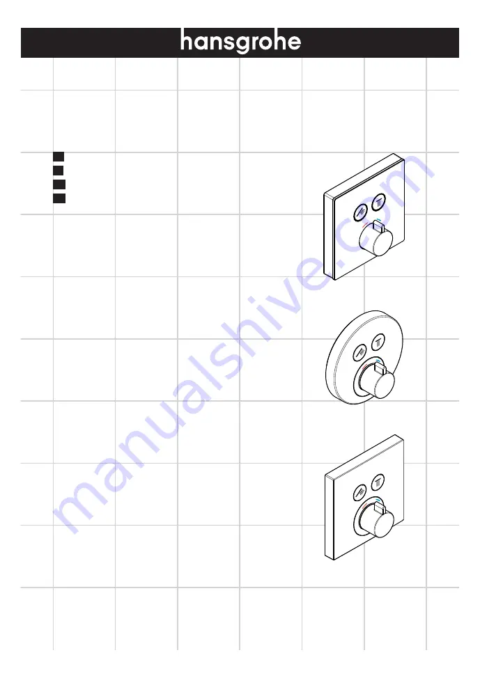 Hans Grohe ShowerSelect 15738400 Скачать руководство пользователя страница 1