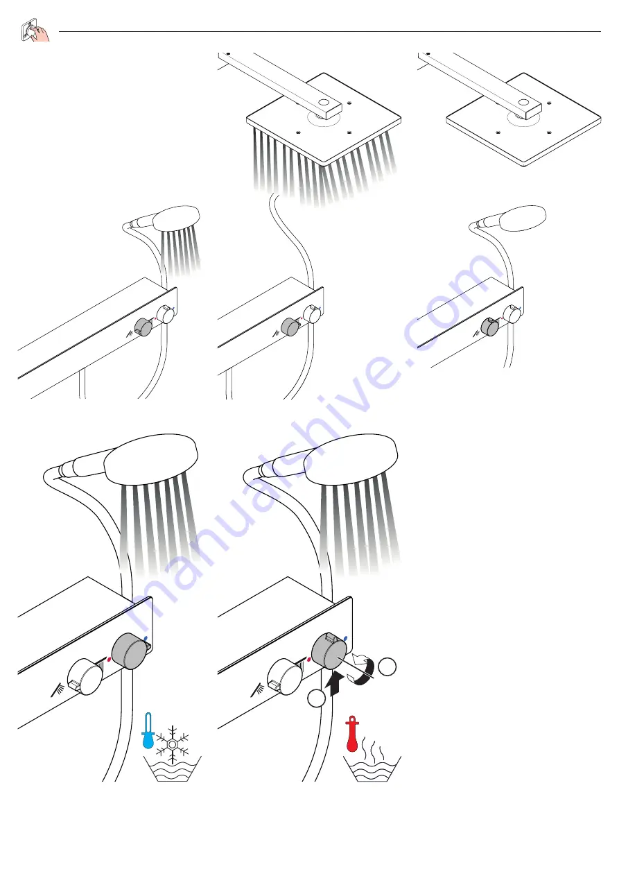 Hans Grohe ShowerTablet 600 Thermostat Universal 13108 Series Скачать руководство пользователя страница 36