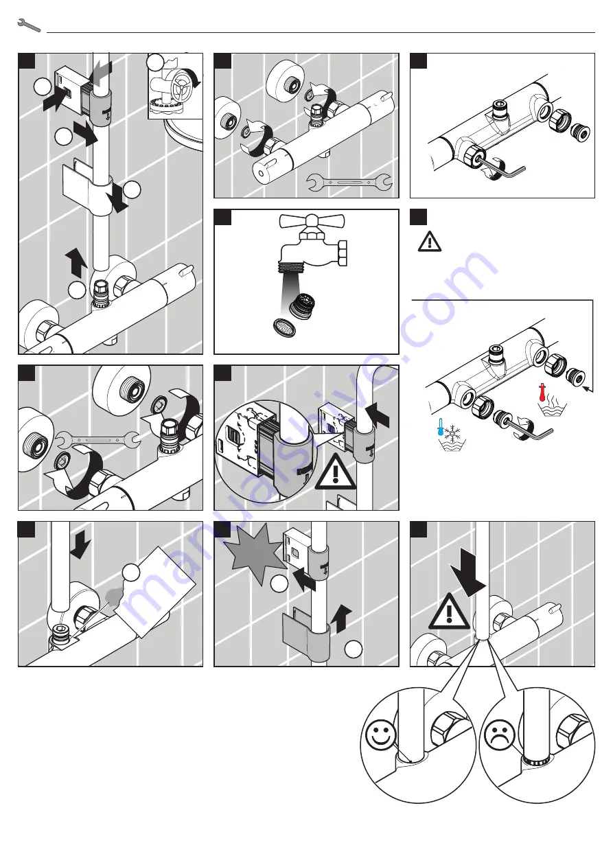 Hans Grohe Stamis S 240 Showerpipe 26809000 Instructions For Use/Assembly Instructions Download Page 38