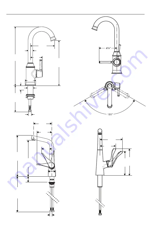 Hans Grohe Talis C 04217 0 Series Скачать руководство пользователя страница 4