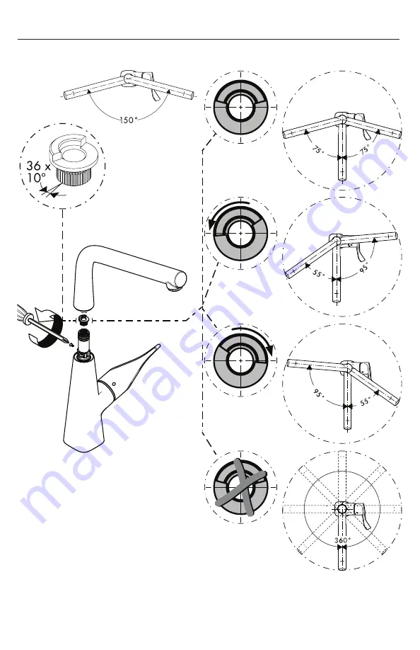 Hans Grohe Talis C 04217 0 Series Скачать руководство пользователя страница 10