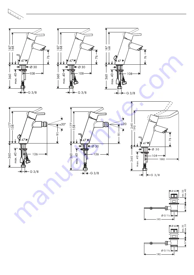 Hans Grohe Talis Care 32035000 Instructions For Use/Assembly Instructions Download Page 34