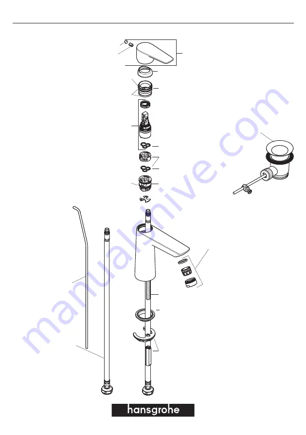 Hans Grohe Talis E 110 71770009 Assembly Instructions Manual Download Page 12