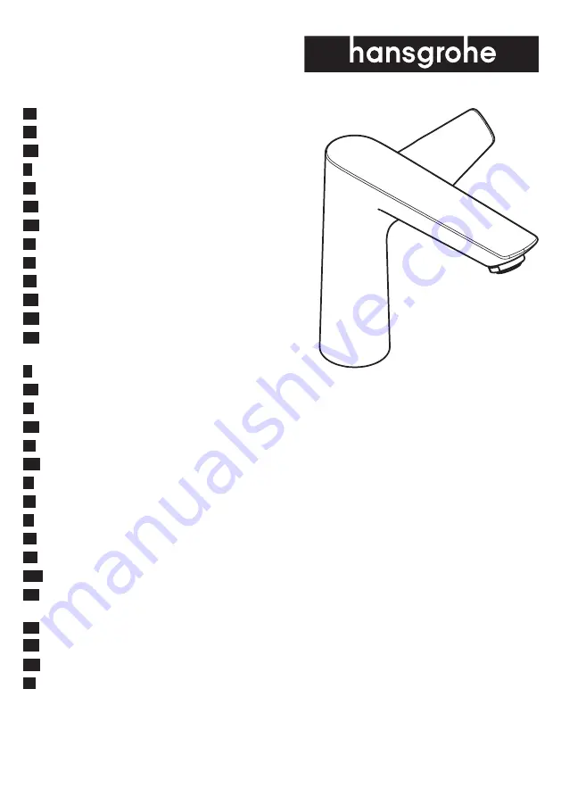 Hans Grohe Talis E 150 Instructions For Use/Assembly Instructions Download Page 1