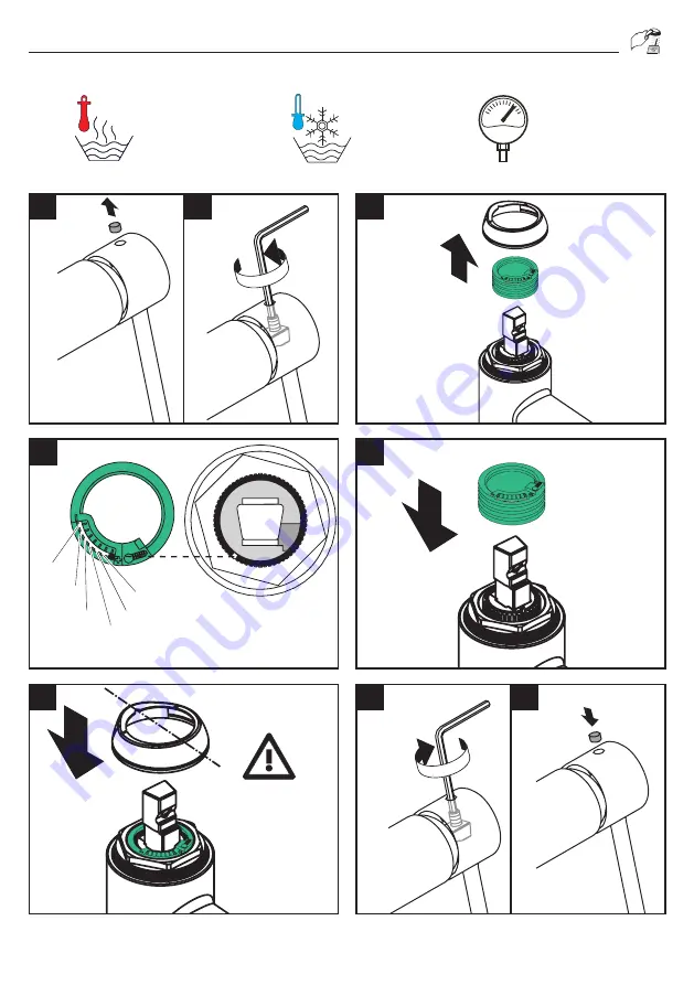 Hans Grohe Talis E 71710 Series Instructions For Use/Assembly Instructions Download Page 7