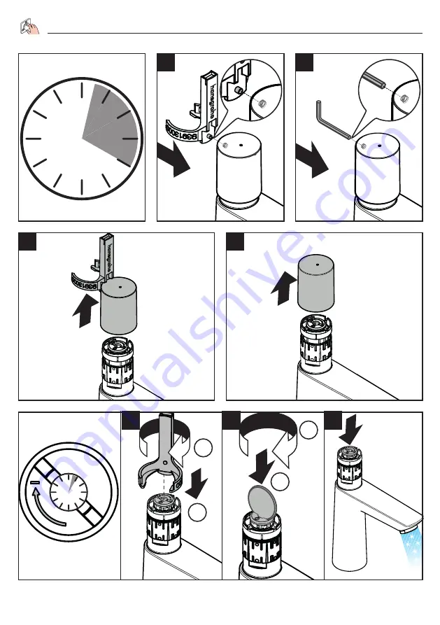 Hans Grohe Talis E 71719003 Instructions For Use/Assembly Instructions Download Page 6