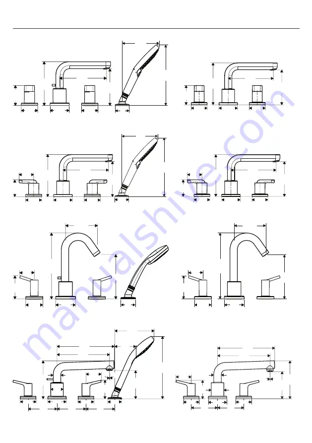 Hans Grohe Talis E 71748 1 Series Скачать руководство пользователя страница 4