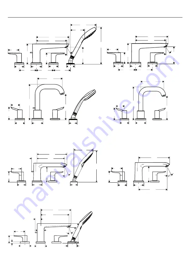 Hans Grohe Talis E 71748 1 Series Installation/User Instructions/Warranty Download Page 5