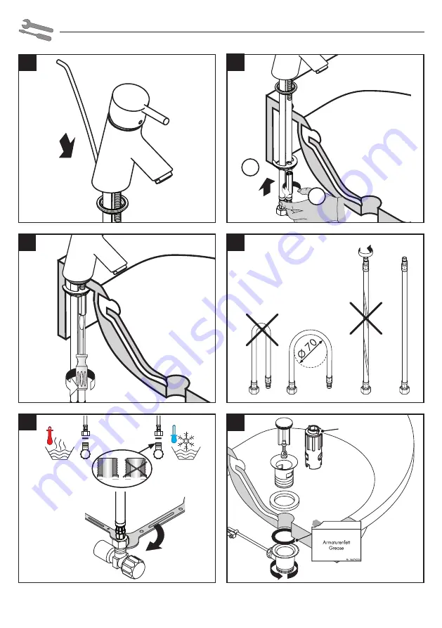 Hans Grohe Talis E2 31612009 Instructions For Use/Assembly Instructions Download Page 4