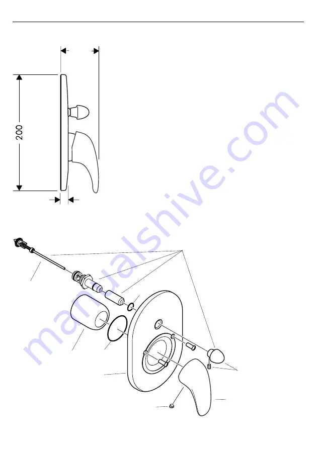 Hans Grohe Talis Elegance 33405 Series Quick Start Manual Download Page 2