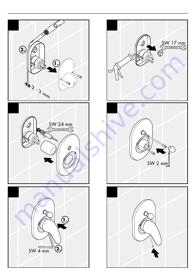 Hans Grohe Talis Elegance 33405 Series Quick Start Manual Download Page 4