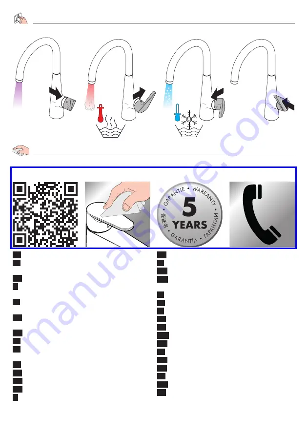 Hans Grohe Talis M51 160 1jet 72814 Series Instructions For Use And Assembly Instructions Download Page 44