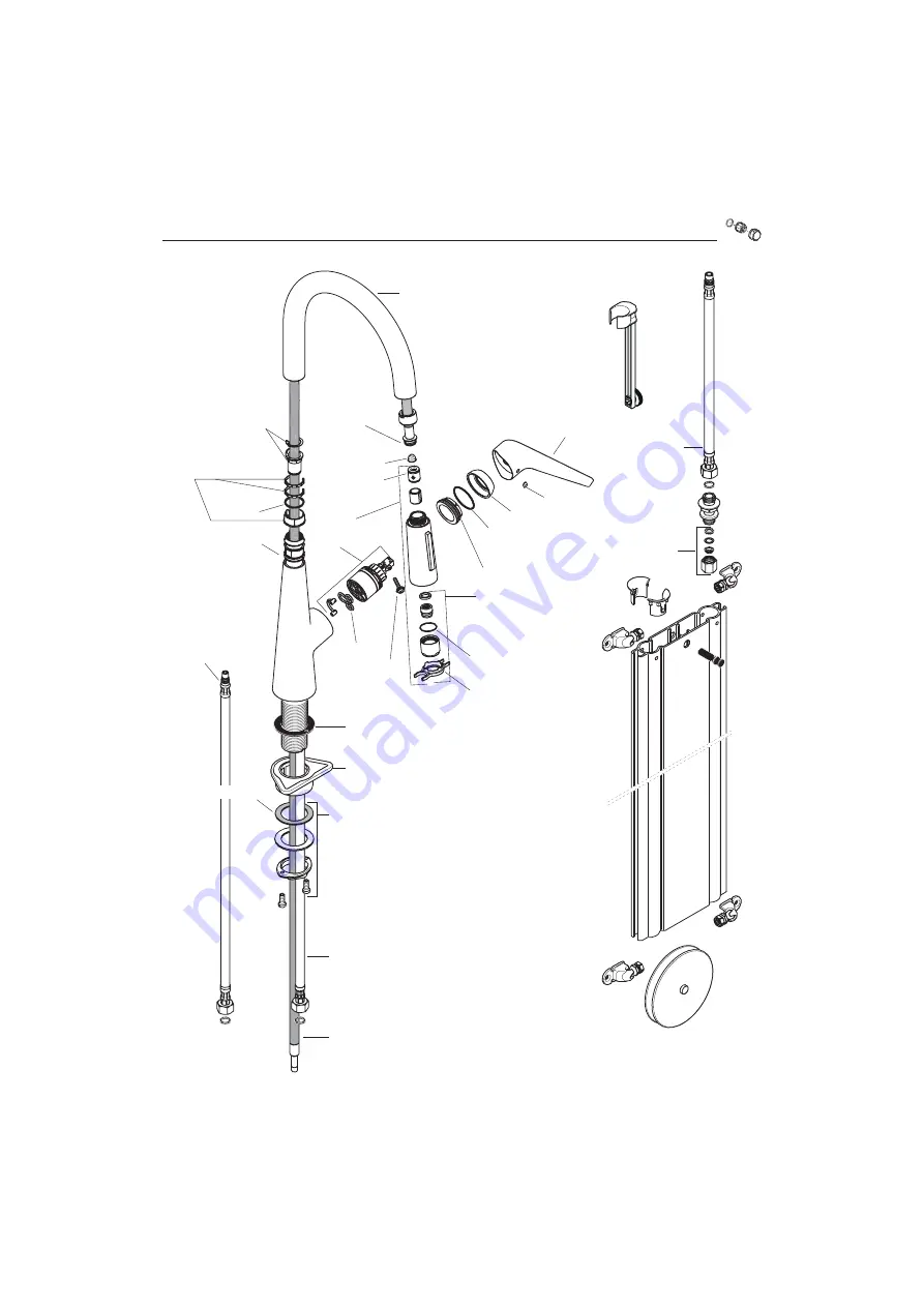 Hans Grohe Talis M51 200 2jet 73851 Series Instructions For Use/Assembly Instructions Download Page 47