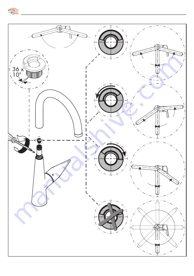 Hans Grohe Talis M51 260 1jet Series Instructions For Use/Assembly Instructions Download Page 42