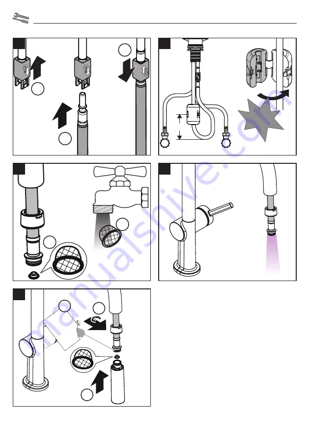 Hans Grohe Talis M54 210 2jet 72800 3 Series Instructions For Use/Assembly Instructions Download Page 40