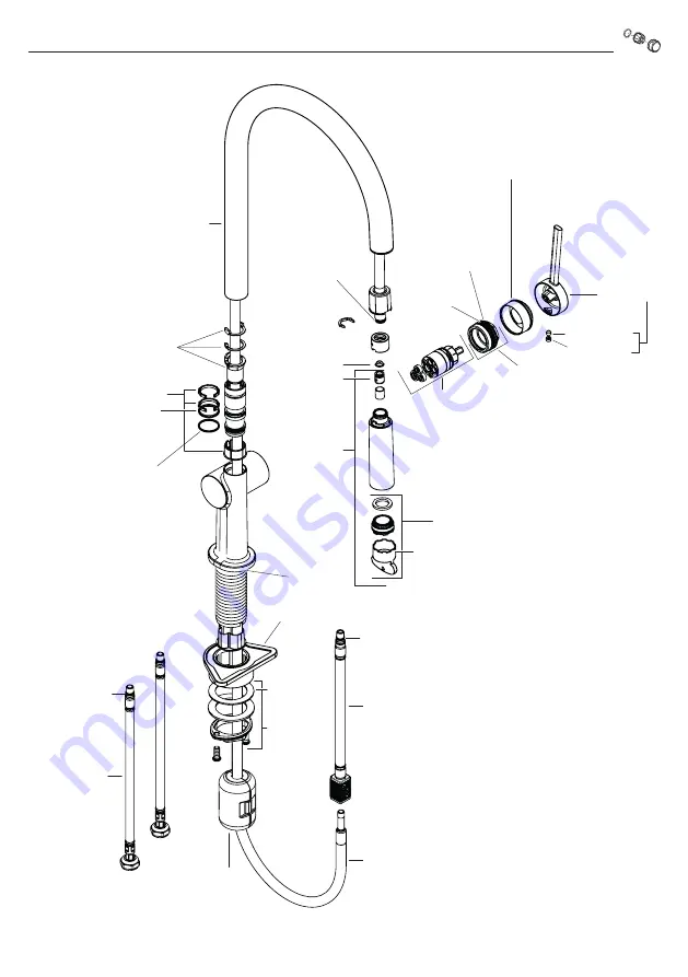 Hans Grohe Talis M54 210 2jet 72800 3 Series Скачать руководство пользователя страница 45