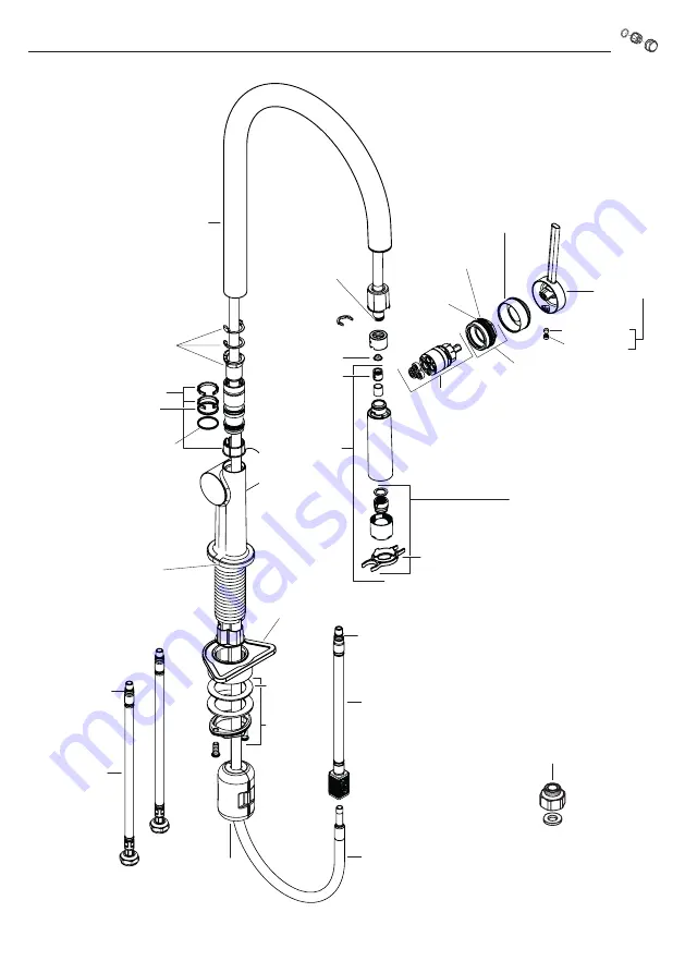 Hans Grohe Talis M54 210 2jet 72800 3 Series Instructions For Use/Assembly Instructions Download Page 47