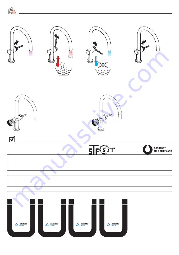 Hans Grohe Talis M54 220 1jet 72804 Series Instructions For Use/Assembly Instructions Download Page 46