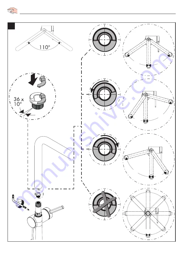 Hans Grohe Talis M54 220 1jet 72804 Series Скачать руководство пользователя страница 50