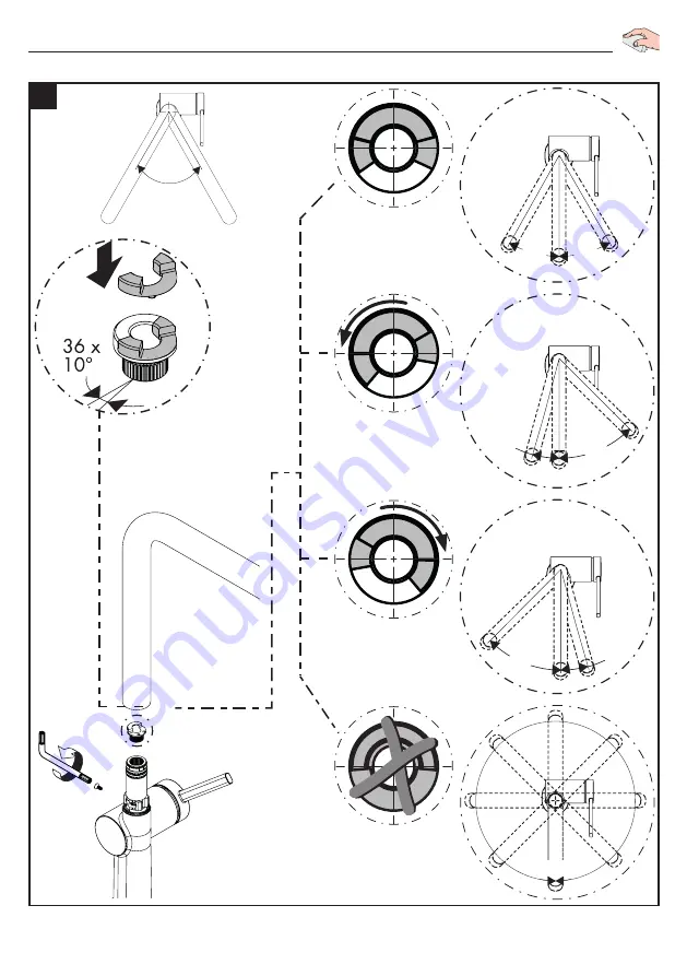 Hans Grohe Talis M54 220 1jet 72804 Series Instructions For Use/Assembly Instructions Download Page 51