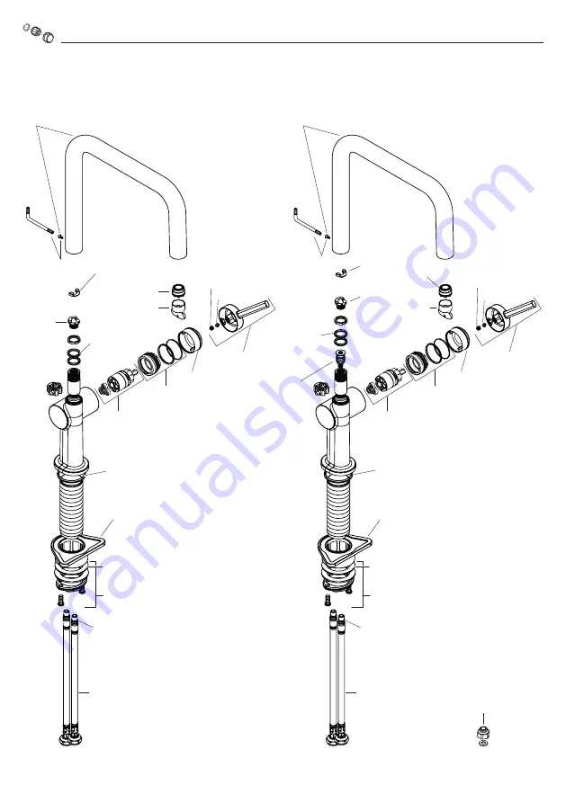 Hans Grohe Talis M54 220 1jet 72804 Series Instructions For Use/Assembly Instructions Download Page 52