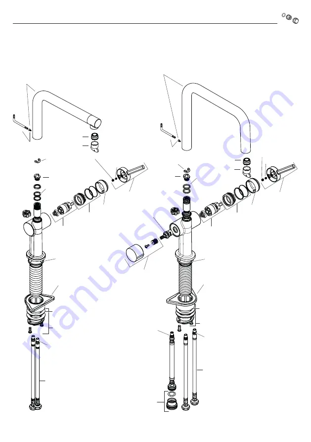 Hans Grohe Talis M54 220 1jet 72804 Series Instructions For Use/Assembly Instructions Download Page 55