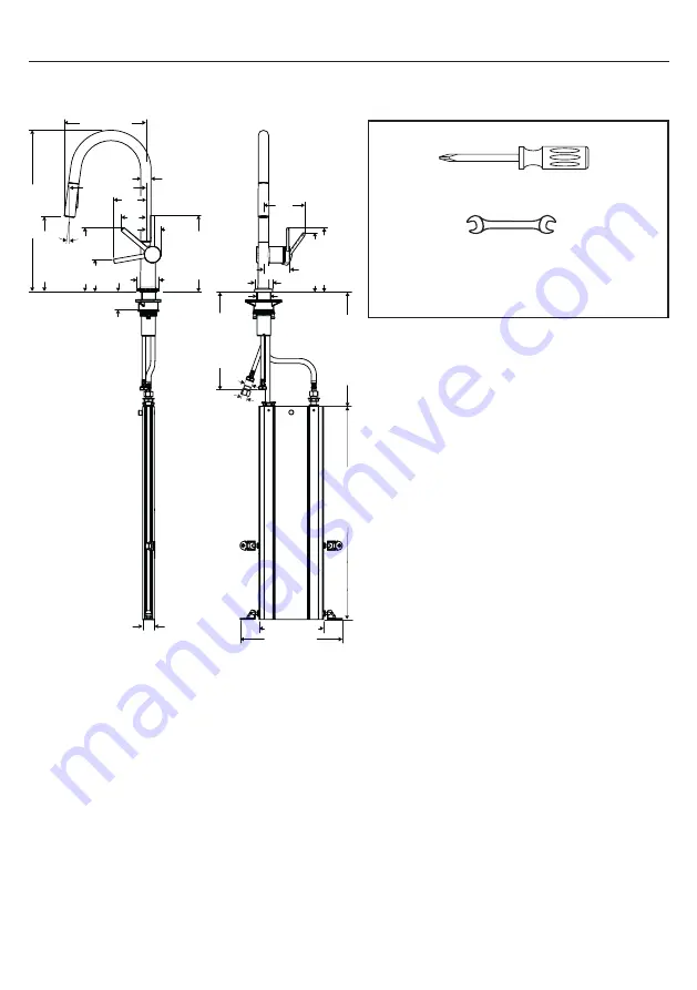 Hans Grohe Talis N 180 A-Style 2jet sBox 72850 Series Manual Download Page 6