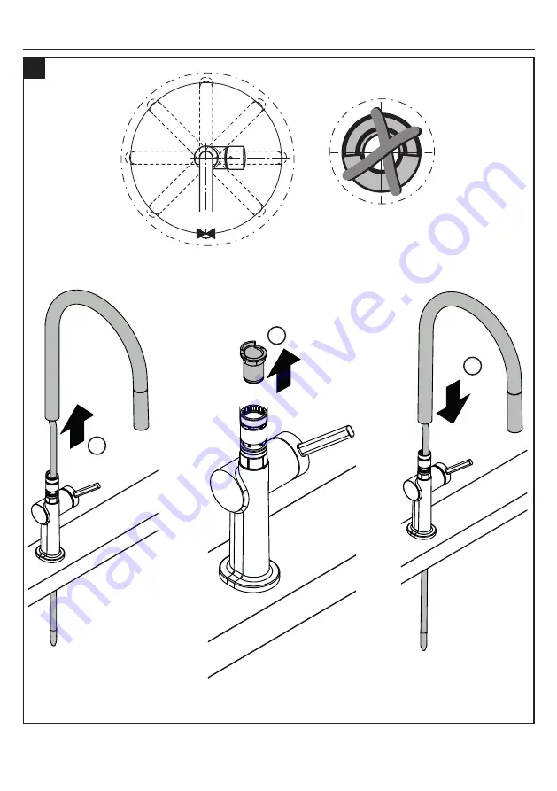 Hans Grohe Talis N 180 A-Style 2jet sBox 72850 Series Manual Download Page 14