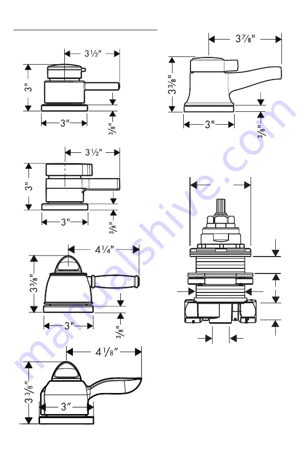 Hans Grohe Talis S 06453 0 Series Installation/User Instructions/Warranty Download Page 5