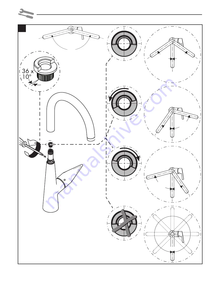 Hans Grohe Talis S 260 Instructions For Use/Assembly Instructions Download Page 6