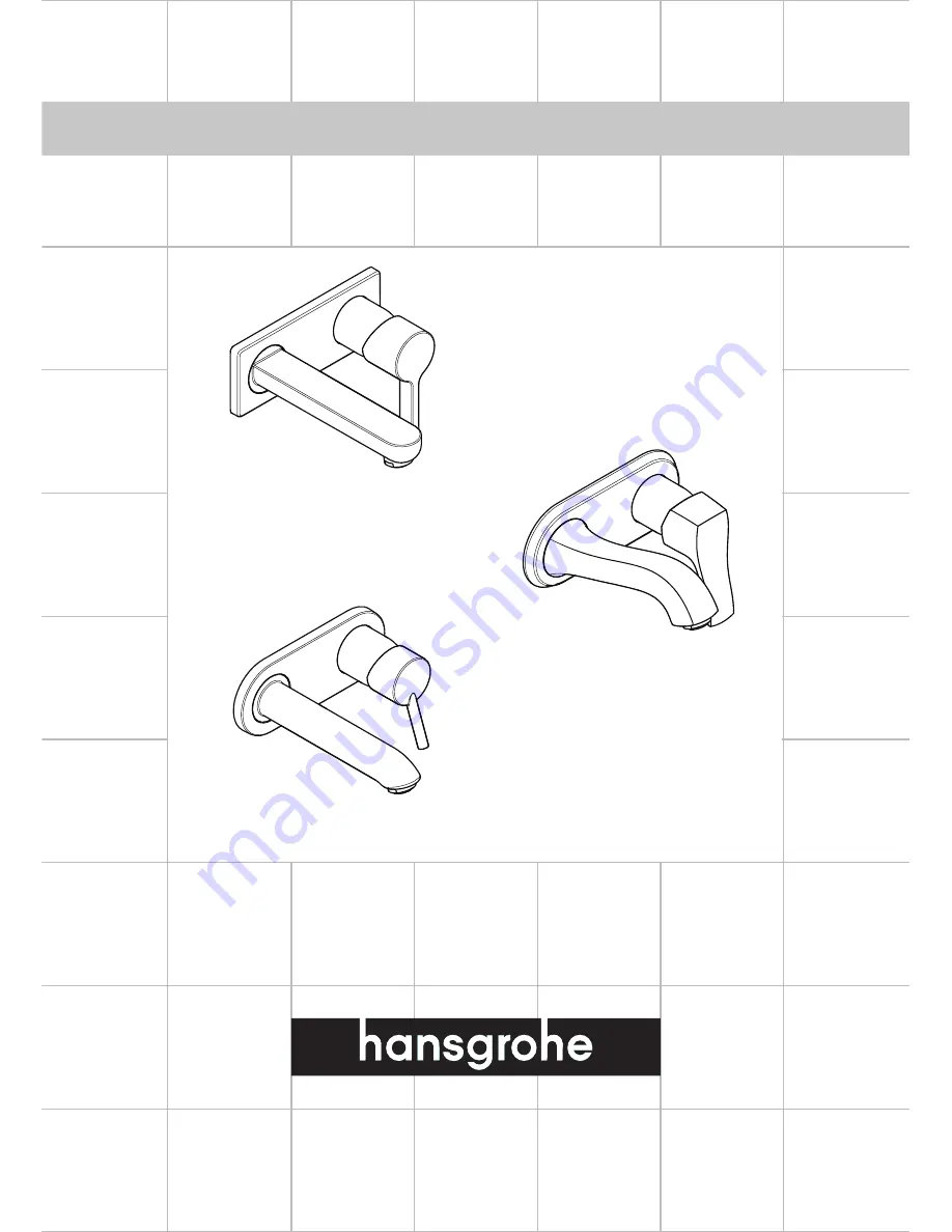 Hans Grohe Talis S 31611xx1 Скачать руководство пользователя страница 1