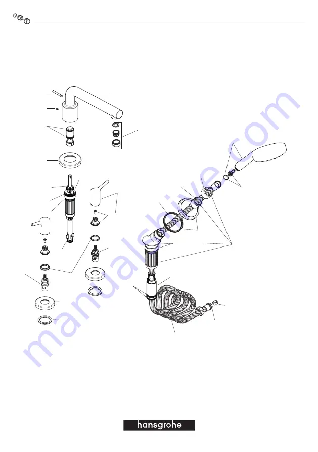 Hans Grohe Talis S 72418000 Instructions For Use/Assembly Instructions Download Page 48