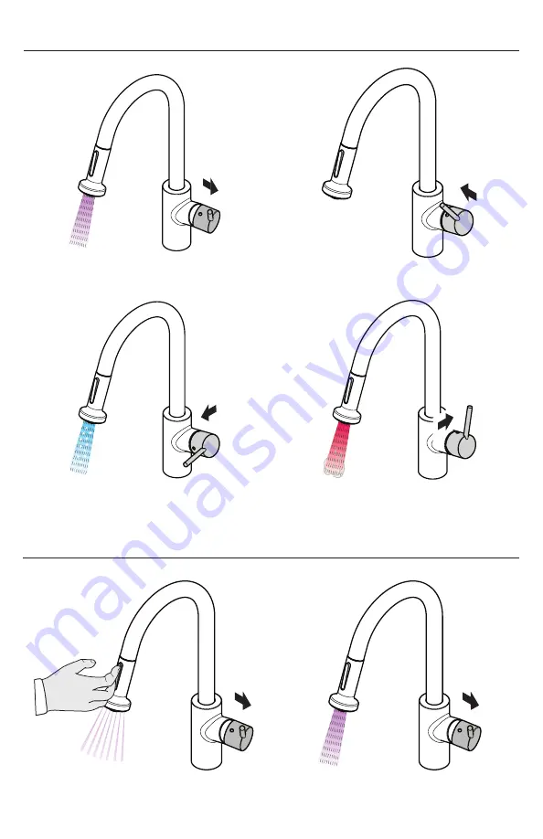 Hans Grohe Talis S2 HighArc 1-Spray Pull-Down 14872 1 Series Installation/User Instructions/Warranty Download Page 16