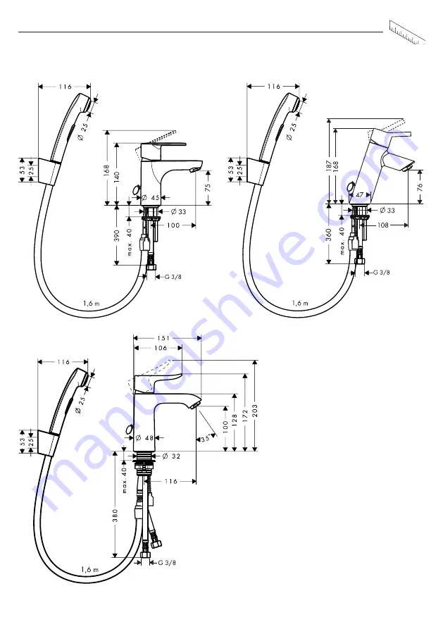 Hans Grohe Talis S2 Series Instructions For Use/Assembly Instructions Download Page 35