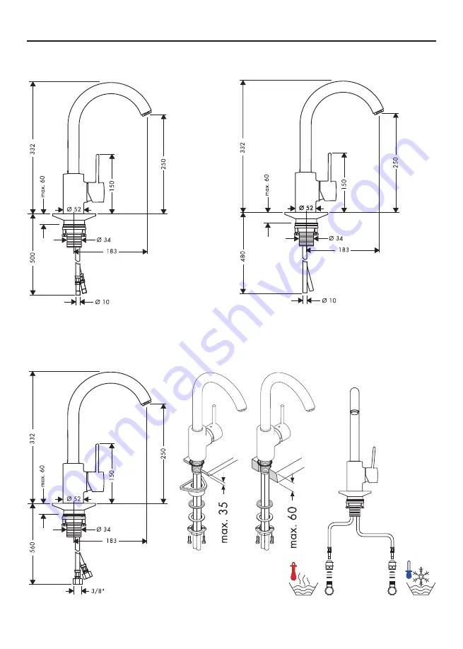 Hans Grohe Talis S2 Variarc 14875 Series Скачать руководство пользователя страница 4