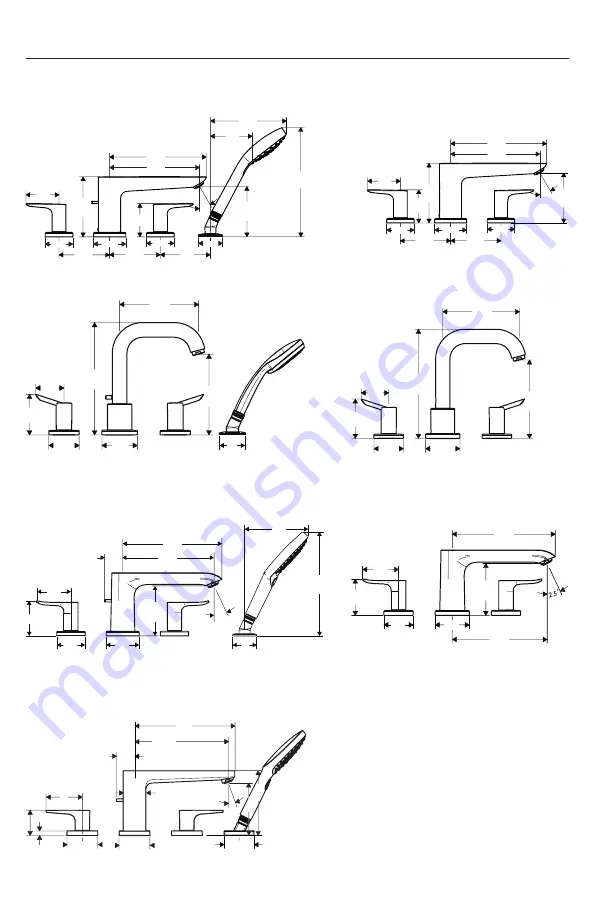 Hans Grohe Talis Select 72419 1 Series Installation/User Instructions/Warranty Download Page 6