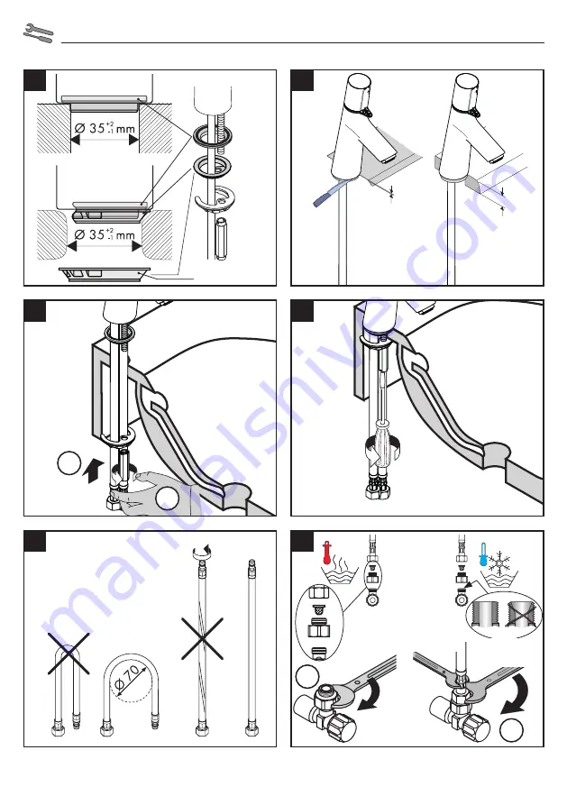 Hans Grohe Talis Select E 110 71751003 Instructions For Use/Assembly Instructions Download Page 4