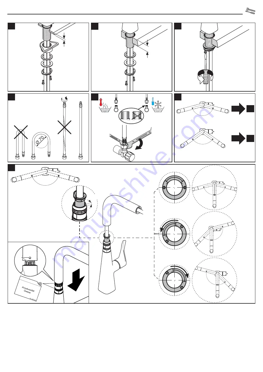 Hans Grohe Talis Select M51 220 1jet sBox 73852 Series Instructions For Use/Assembly Instructions Download Page 31