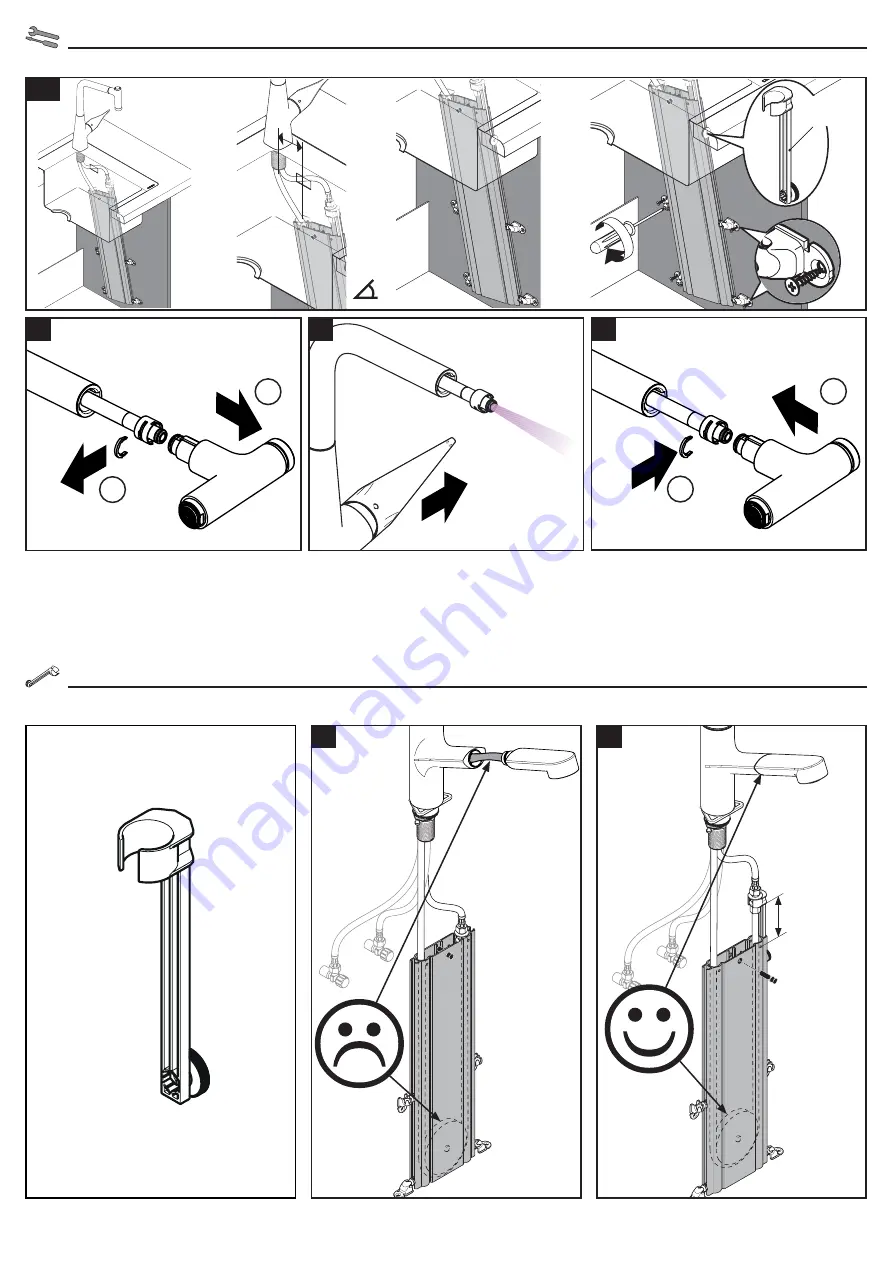 Hans Grohe Talis Select M51 220 1jet sBox 73852 Series Instructions For Use/Assembly Instructions Download Page 34