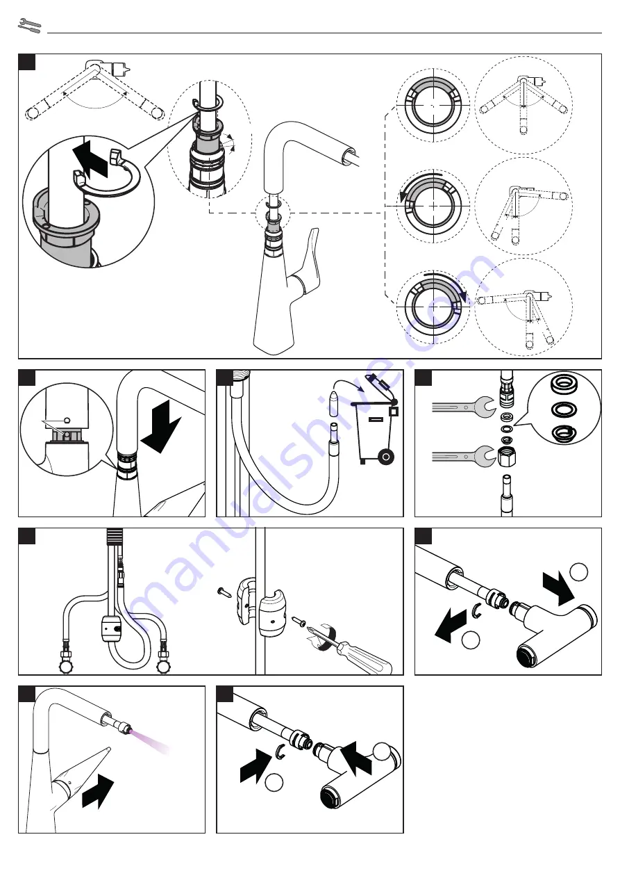 Hans Grohe Talis Select M51 300 1jet Скачать руководство пользователя страница 32