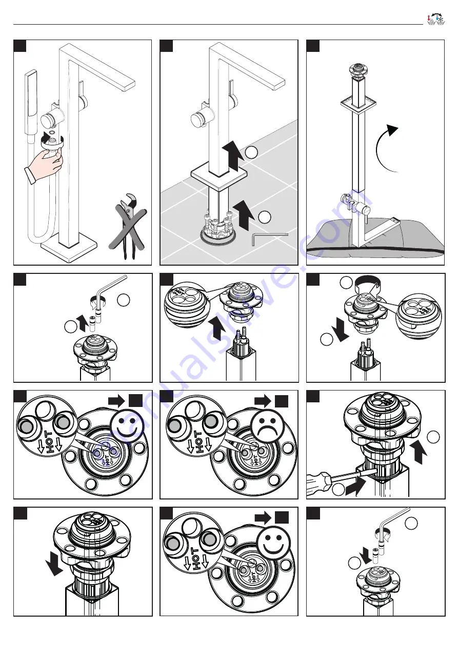 Hans Grohe Tecturis S 73440 Series Instructions For Use Manual Download Page 39