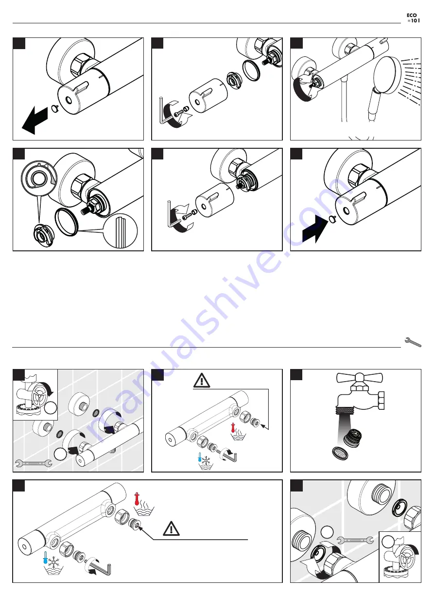 Hans Grohe Tica 13253000 Instructions For Use/Assembly Instructions Download Page 9