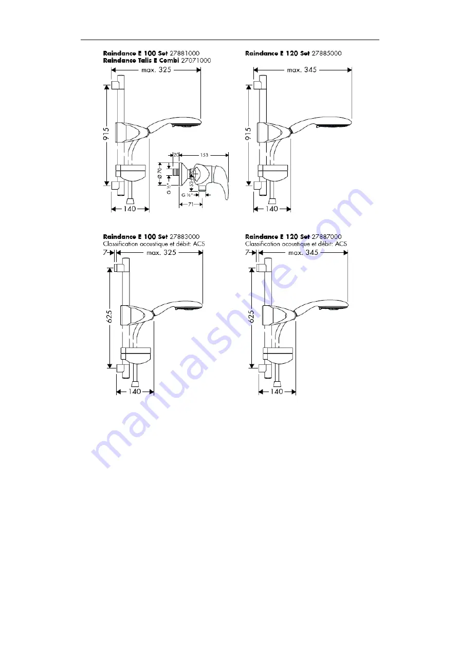 Hans Grohe Unica'D 27067000 Скачать руководство пользователя страница 6