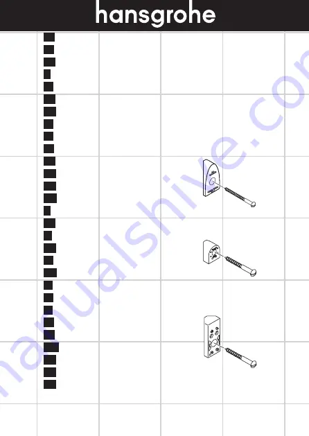 Hans Grohe Unica'D 28683 Series Assembly Instructions Download Page 1