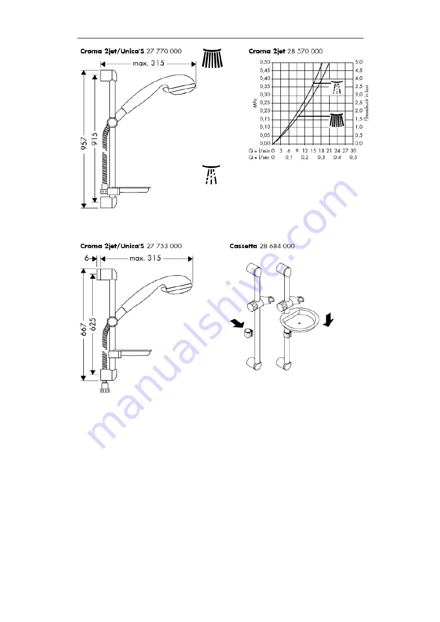 Hans Grohe Unica'S 27 712 000 Assembly Instructions Manual Download Page 17