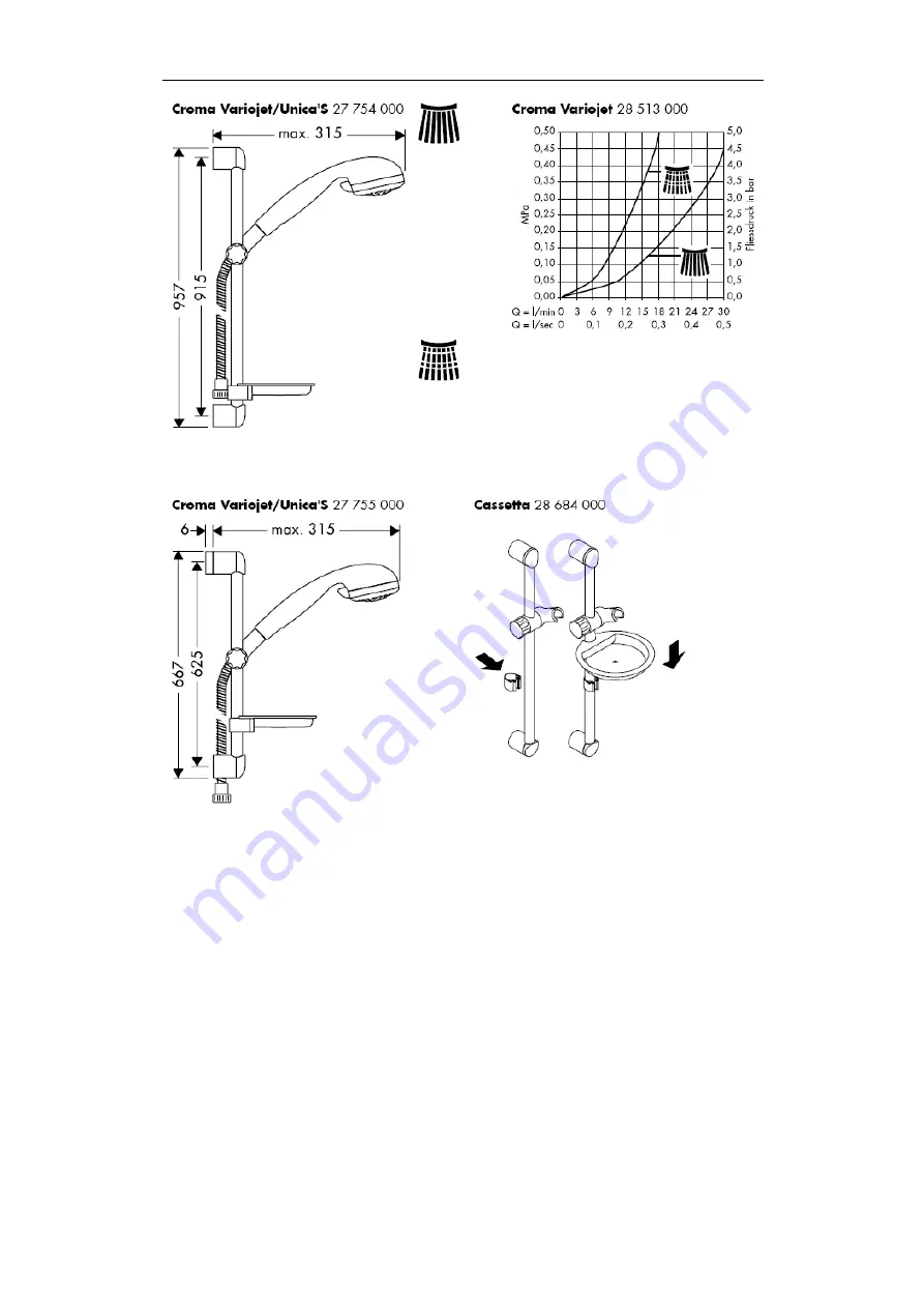 Hans Grohe Unica'S 27 712 000 Assembly Instructions Manual Download Page 307